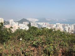 12B Chai Wan district from the trail toward Big Wave Bay Dragons Back hike Hong Kong